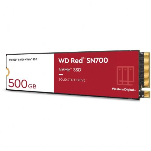 WD M.2 Red SN700 NVMe 500GB M.2 2280 PCIe Gen3 8Gb/s interni SSD za NAS uređaje