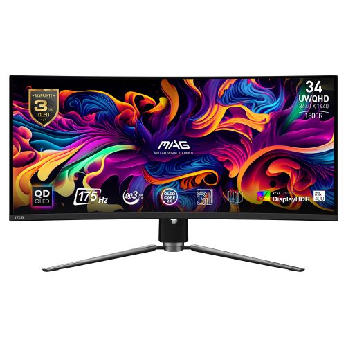 Monitor MAG 341CQPDE 86,82 cm (34''), 3440 x 1440 (QHD), OLED, 250cd/m2, 0,03ms, 175Hz