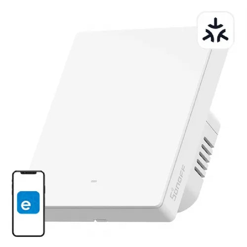 Pametni zidni prekidač Matter M5-1C-80W (1-kanalni, za okvir)