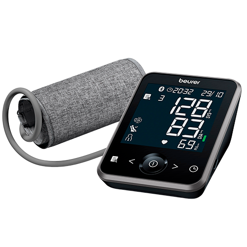 Beurer BM 64 mjerač krvnog tlaka, nadlaktica, 120 mjesta za pohranu, Bluetooth, crna