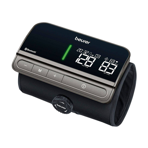 Merilnik krvnega tlaka Beurer BM81 EasyLock, siva/grafitna