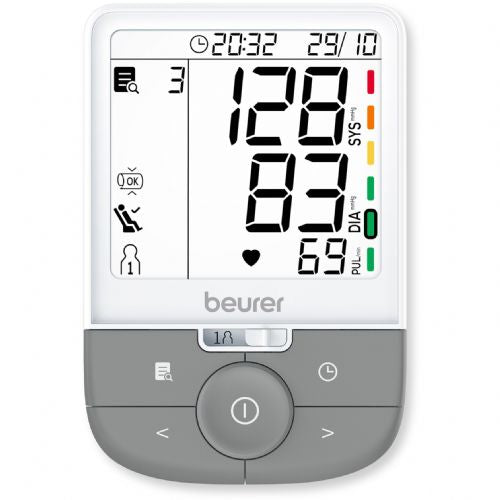 Merilnik krvnega tlaka za nadlaket Beurer BM 53 (bel/siv)