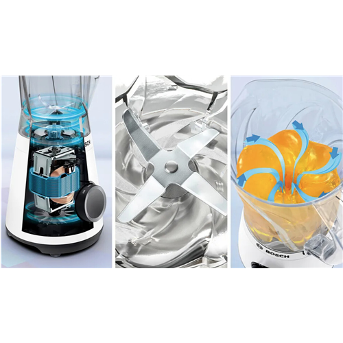 Mešalnik Bosch Serie 4 Vita Power MMB6141W, 1.200 W, za 1.5 L, bela