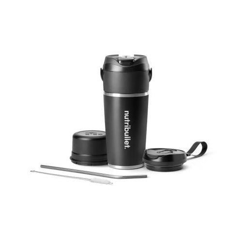 Nutribullet NBP016B blender, za 0,6 L, na baterije, crni/nehrđajući čelik