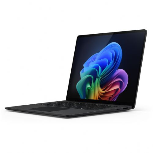 Prijenosno računalo Microsoft Surface Laptop 7. generacije Copilot+ PC Snapdragon X Elite X1E/16GB/SSD 512GB NVMe/38,1 cm (15") 600 niti dodir/DE/Win11Pro, crno