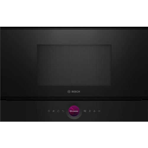 Mikrovalovna pečica Bosch BEL7321B1 serije 8 (črna, s funkcijo žara)