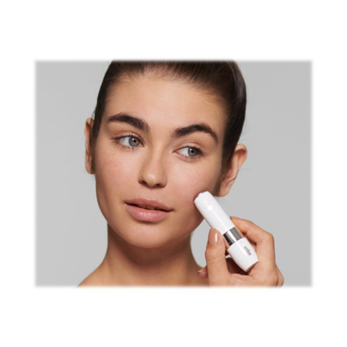 Mini odstranjevalec obraznih dlak Braun Face FS1000, bela/krom