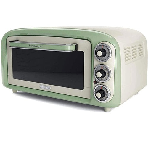 Mini pečica Ariete Vintage Green (bela/svetlo zelena, 1380 W, 18 litrov)