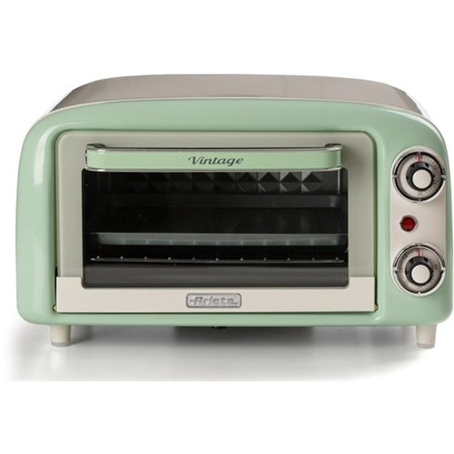 Mini pečica Ariete Vintage Green (bela/svetlo zelena, 800 W, 10 litrov)