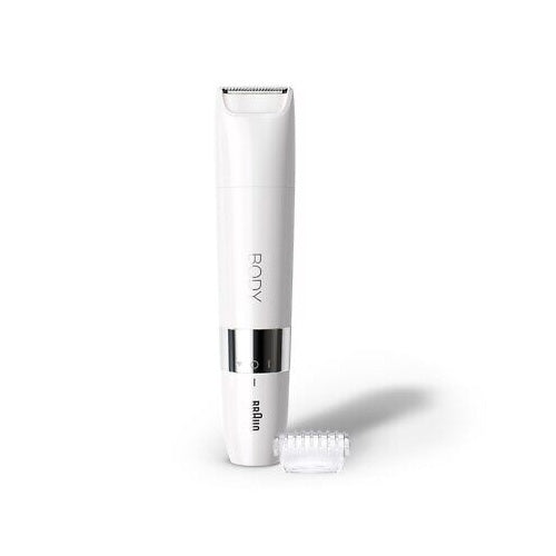 Mini prirezovalnik dlak za telo Braun Body BS1000, bela/krom