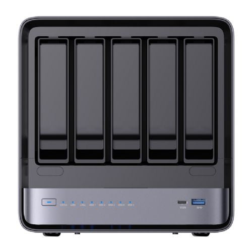 MINI-PC Minis Forum NAS N5 AMD Ryzen 7 H255, 16 GB + 128 GB prostora za shranjevanje operacijskega sistema