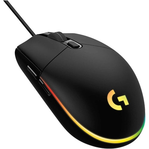 Miška Logitech G203 Lightsync, 8000 dpi, žična, RGB, črna