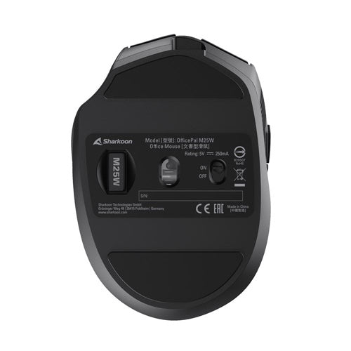 Miš Sharkoon OfficePal M25W, 4000 dpi, RGB, crni