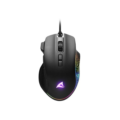 Miška Sharkoon Shark Force 3, črna