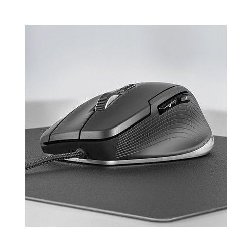 Miška 3Dconnexion CadMouse Compact optična, kompaktna ergonomska zasnova, 7200 dpi, 7 gumbov, USB (črna/srebrna)