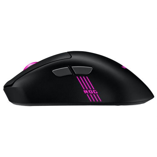 Miška Asus ROG Keris II Origin optična, 42000 dpi, brezžična/kabelska, ROG AimPoint Pro, RGB osvetlitev, črna