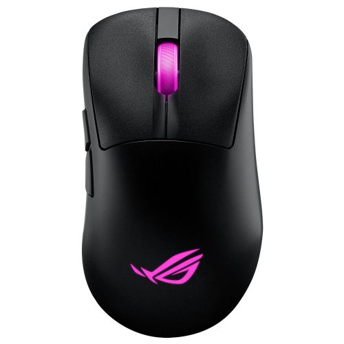 Miška Asus ROG Keris II Origin optična, 42000 dpi, brezžična/kabelska, ROG AimPoint Pro, RGB osvetlitev, črna
