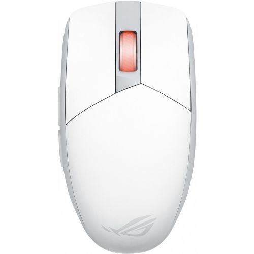Miška Asus ROG Strix Impact III brezžična, optična, ROG AimPoint 36.000 dpi, 2,4 GHz/Bluetooth, bele barve