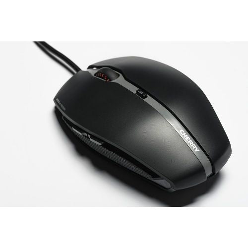 Miška Cherry GENTIX 4K, 3.600 dpi, črna