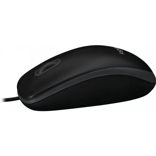 Miška Logitech B100 Optical USB Mouse, 800 dpi, črna