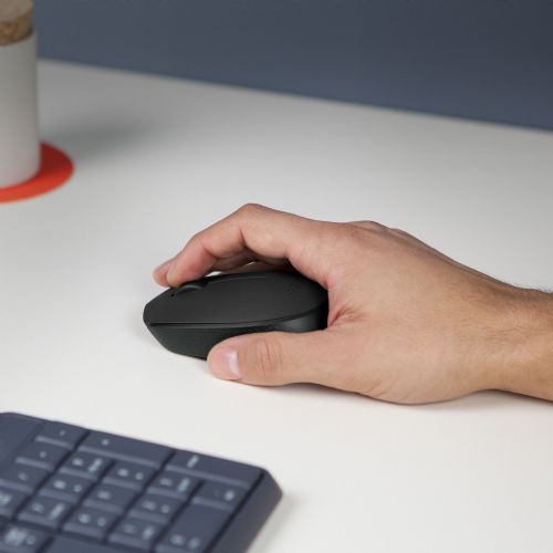 Miška Logitech B170 Wireless, 3 gumbi, 1000 dpi, črna