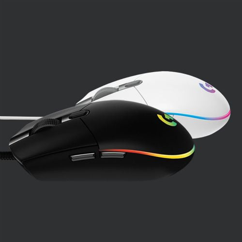 Miška Logitech G203 LightSync, bela 51639430