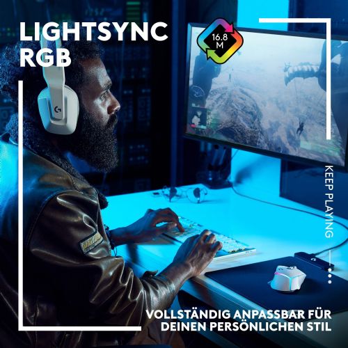 Miška Logitech G502 X Plus, LightSpeed, HERO 25K, Windows/macOS, črna