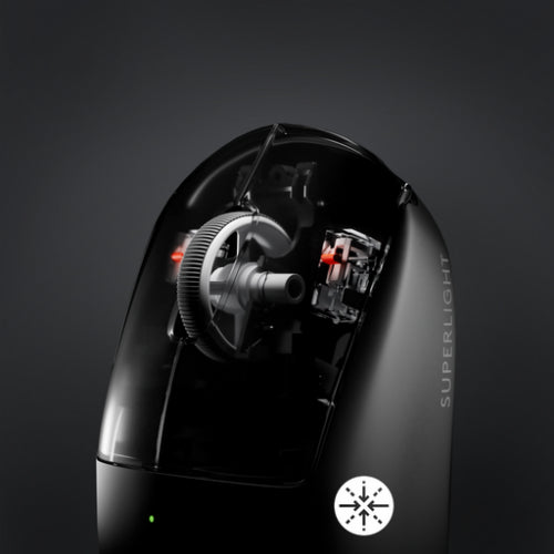 Miška Logitech G PRO X SUPERLIGHT 2 (črna, LIGHTSPEED, HERO 2, za Windows)