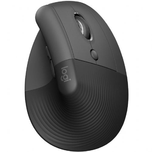 Miška Logitech Lift za podjetja (grafitna, Logi Bolt, Bluetooth, Windows/macOS/Linux/ChromeOS/iPadOS/Android)