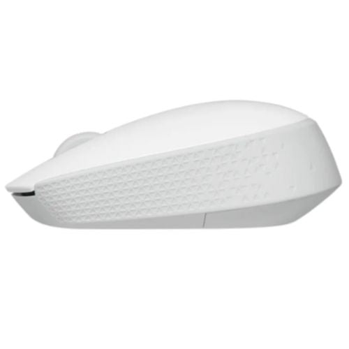 Miška Logitech M171 bela, brezžična 2,4 GHz, optična, 1000 dpi, za levičarje in desničarje