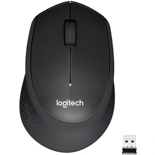 Miška Logitech M330 Silent Plus (črna)