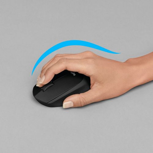 Miška Logitech M330 Silent Plus (črna)