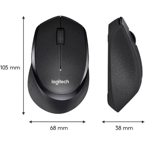 Miška Logitech M330 Silent Plus (črna)