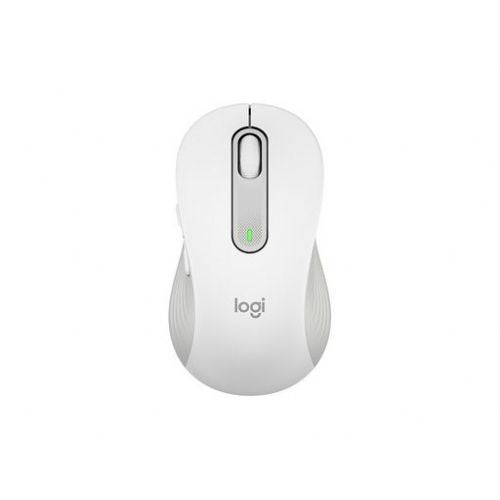 Miška Logitech Signature M650 L Wireless, 2000 dpi, bela