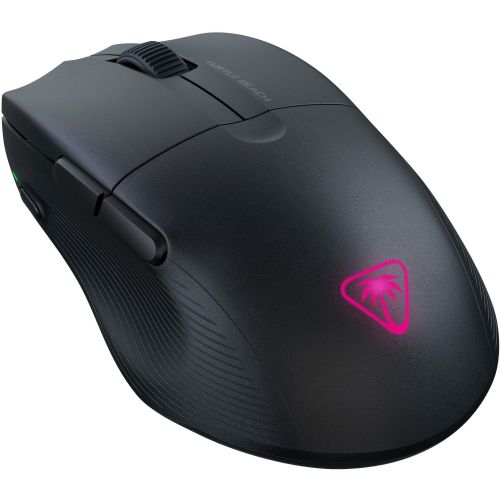 Miška Turtle Beach Pure Air brezžična/žična, 26000 dpi, optična, RGB osvetlitev, črna
