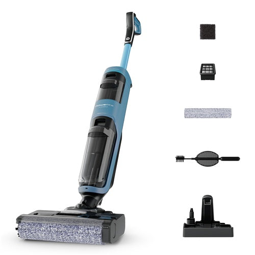 Mokro-suhi sesalnik Rowenta X-Clean 2 brez vrečke, litij-ionska baterija, 35 min delovanja, 440 vrt/min, za trda tla