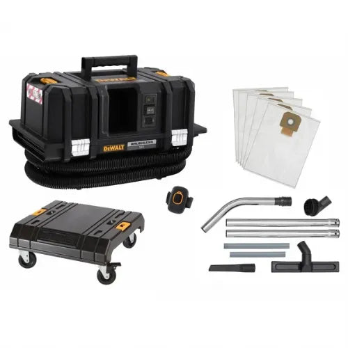 Mokro-suhi sesalnik DeWalt DCV586MK 54V, 11L, 1,482 l/s pretoka, razred M, brez baterije in polnilnika