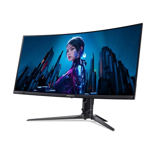 Monitor Acer Predator X34X5 QD-OLED 86,4 cm (34-palčni), UWQHD, ukrivljen, 3440 x 1440, 21:9, 1.000 cd/m², 240 Hz, AMD FreeSync Premium Pro, USB-C