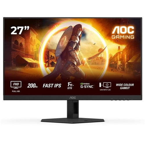 Monitor AOC 27G4HRE (68,6 cm (27"), crni (mat)/crveni, FullHD, Fast-IPS, HDR10, HDMI, DP, 200Hz panel)