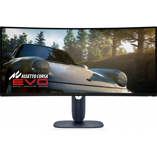 Monitor Dell Alienware AW3425DW QD-OLED, 86,9 cm (34"), 3440 x1440 WQHD, 21:9, ukrivljen, 250 cd/m2, 0,03ms, RGB, črna