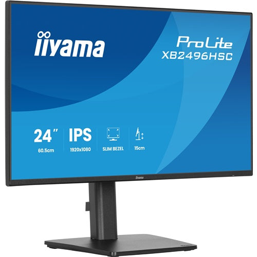 Monitor Iiyama ProLite XB2496HSC-B1 24", IPS, FullHD, 144Hz, USB-C, črn (mat)