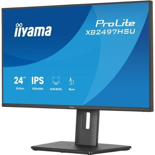 Monitor Iiyama ProLite XB2497HSU-B1 23,8" FHD IPS 120Hz podaljšano stojalo USB-hub