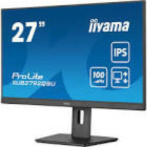 Monitor Iiyama ProLite XUB2792QSU-B6, 68,5cm (27"), 16:9,IPS, WQHD, 250cd/m2, 100Hz, 0,4ms,HDMI, DP, črna