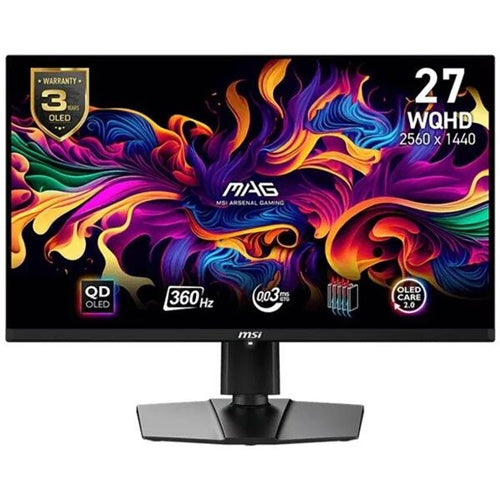 Monitor MSI MAG 271QPXDE QD-OLED (26,5", WQHD, 240Hz, 0,03ms, USB-C)