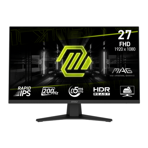 Monitor MSI MAG 274FDE 68,6 cm (27-palčni), FullHD, Rapid-IPS, 1920 x 1080, 16:9, 300 cd/m², 200 Hz, HDR Ready, Adaptive-Sync