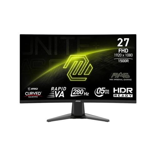 Monitor MSI MAG 276CXFDE 68,6 cm (27-palčni), FullHD, Rapid VA, ukrivljen, 1920 x 1080, 16:9, 300 cd/m², 280 Hz, HDMI, DP