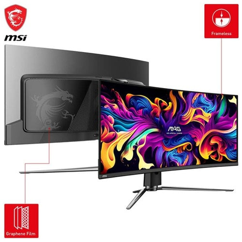 Monitor MSI MAG 341CQPDE QD-OLED 86,8 cm (34,2-palčni), UWQHD, QD-OLED, ukrivljen, 3440 x 1440, 21:9, 175 Hz, Adaptive-Sync, HDR