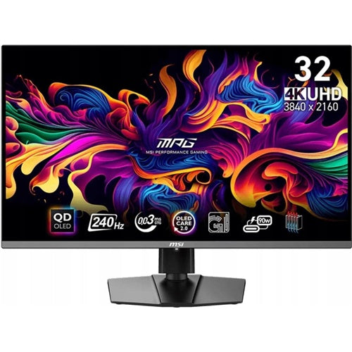 Monitor MSI MPG 321URXDE QD-OLED, 31,5", 4K Ultra HD, 240 Hz, HDR, USB-C