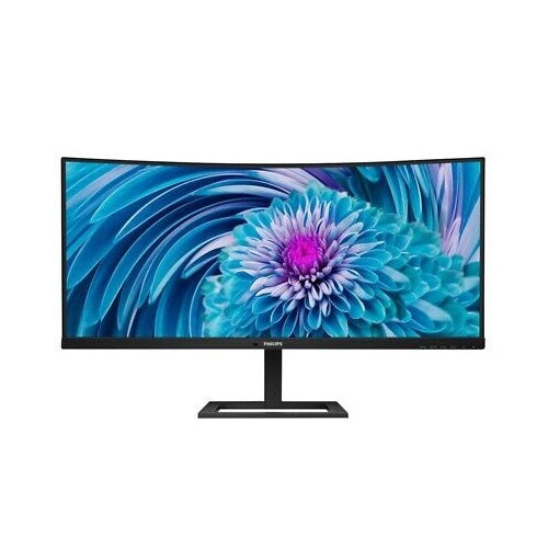 Monitor Philips 346E2CUAE/00, 86cm (34"), WQHD, VA, 21:9, 100Hz,300cd/m2, 1ms, HDMI, DP, ukrivljen, črna