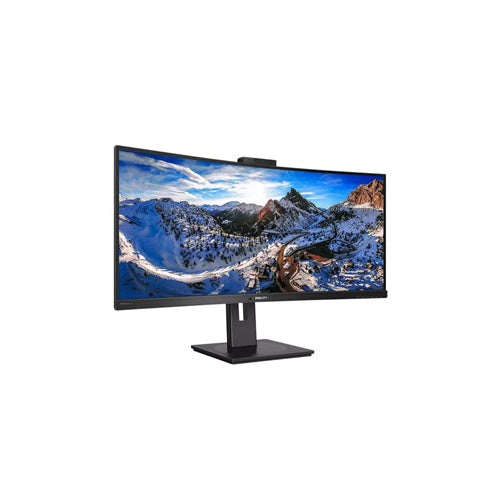 Monitor Philips 346P1CRH, 86,36 cm (34"),3440 x 1440 UWQHD, VA, 4 ms, HDMI, DisplayPort, USB-C (90W), črn, ukrivljen (346P1CRH/00)